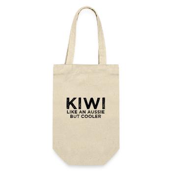 Kiwi Like an Aussie but Cooler - New Zealand - Gift Bag for Bottles - nature - Front