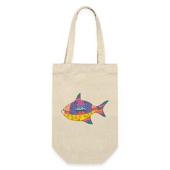 Poisson - Sac à bouteille - nature - Devant
