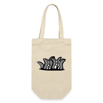 Tentacle Kraken Monster Bottom Hole Alien Horror - Gift Bag for Bottles - nature - Front