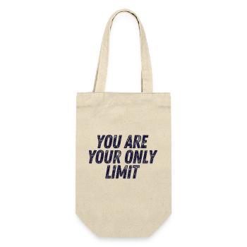 You are your only limit - Geschenkbeutel für Flaschen - Natur - Vorne