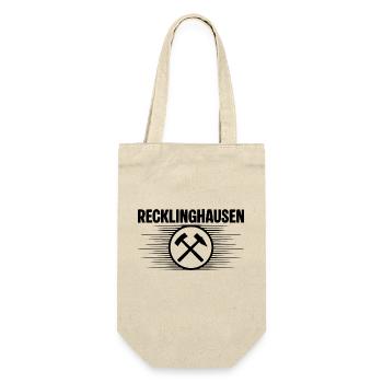 Recklinghausen Glueck auf Bergbau - Geschenkbeutel für Flaschen - Natur - Vorne