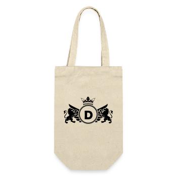 letter D coat of arms - Gift Bag for Bottles - nature - Front