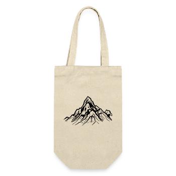 berge - Geschenkbeutel für Flaschen - Natur - Vorne