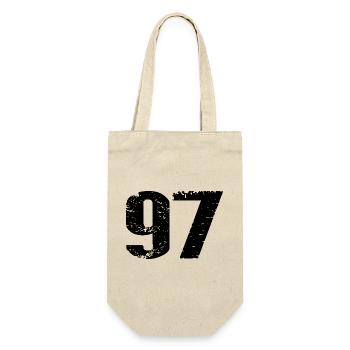97 Number Jersey - Gift Bag for Bottles - nature - Front