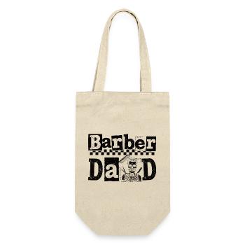 Vintage Barber Papa Barbier Coiffeur - Sac à bouteille - nature - Devant