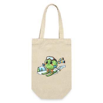 Ski Pastèque Kawaii Sports d’hiver Plaisir - Sac à bouteille - nature - Devant