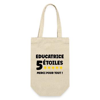 educatrice - Sac à bouteille - nature - Devant