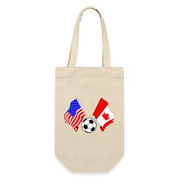 Football Canada vs États-Unis - Sac à bouteille - nature - Devant