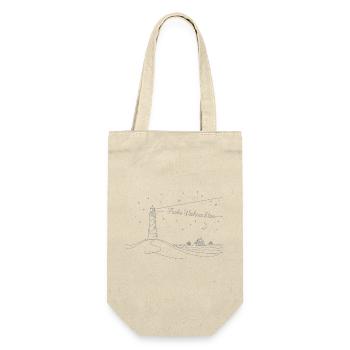 Joyeux Noël, phare, mer et plage - Sac à bouteille - nature - Devant