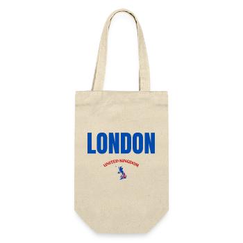 London – United Kingdom Urban Design - Geschenkbeutel für Flaschen - Natur - Vorne