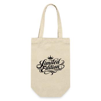Limited Edition Tattoo - Geschenkbeutel für Flaschen - Natur - Vorne