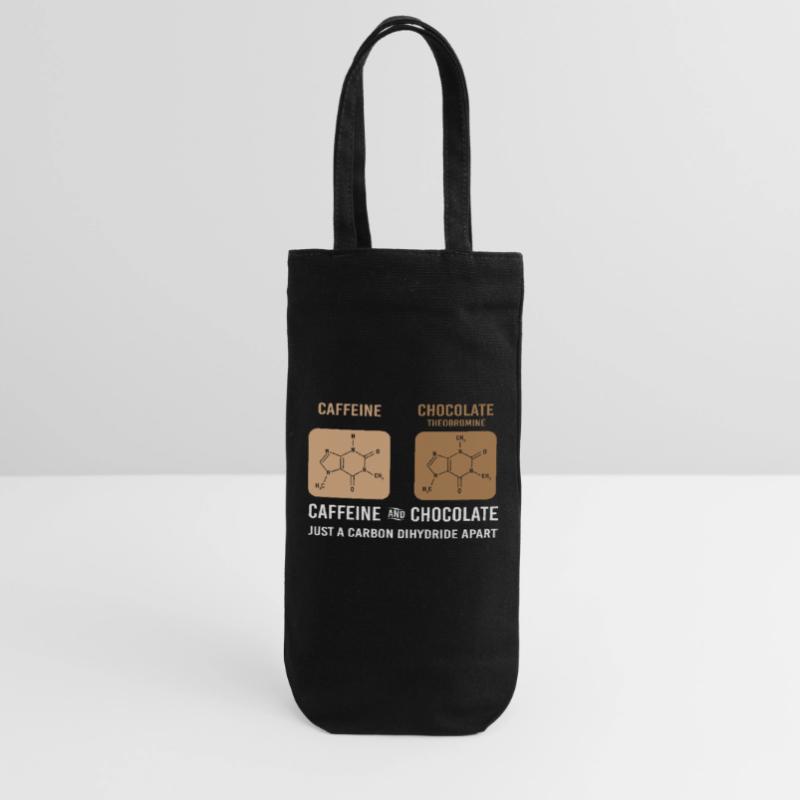 Chemistry Science Physics Laboratory Structural Formula Gift Bag for Bottles