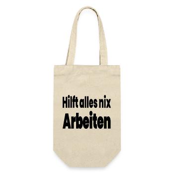 work - Gift Bag for Bottles - nature - Front