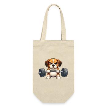 Great Dane Dumbbell Hero - Gift Bag for Bottles - nature - Front