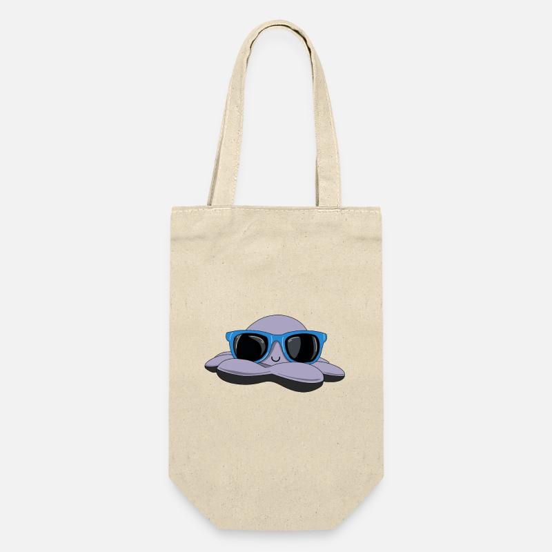 Summer octopus - Gift Bag for Bottles - nature
