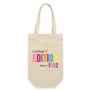 Limited edition Made in 1952 - Gift Bag for Bottles - nature - Front