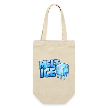 Schmelzendes Eis Cartoon Design - Geschenkbeutel für Flaschen - Natur - Vorne