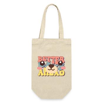 Motif d’ours Better Forward - Sac à bouteille - nature - Devant