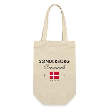 Sonderborg Dänemark Koordinaten Reise Souvenir - Geschenkbeutel für Flaschen - Natur - Vorne