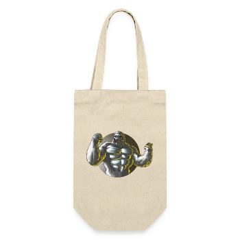 Monkey Gorilla Power Design - Gift Bag for Bottles - nature - Front