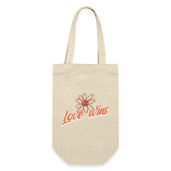 Love Wins Blossom Doodle - Gift Bag for Bottles - nature - Front