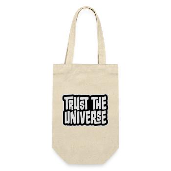 Trust The Universe Spiritual Universe Quote Logo - Gift Bag for Bottles - nature - Front