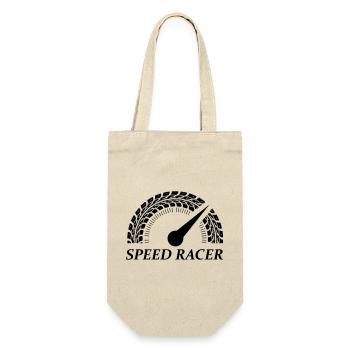 Speedometer Speed Racer - Gift Bag for Bottles - nature - Front