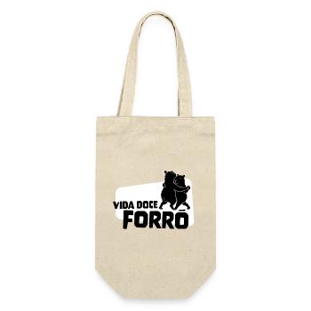 Vida Doce Forro – Tanzende Capybaras - Geschenkbeutel für Flaschen - Natur - Vorne