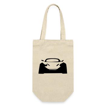 Auto - Geschenkbeutel für Flaschen - Natur - Vorne