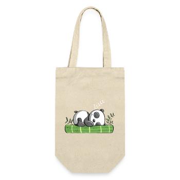 Our dream Panda ZZzzZZzz - Pandas - Bear - Comic - Gift Bag for Bottles - nature - Front