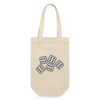 Dice - 30 years Birthday - Gift Bag for Bottles - nature - Front