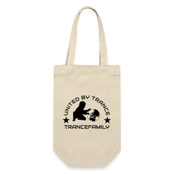 UNITED BY TRANCE - Gift Bag for Bottles - nature - Front