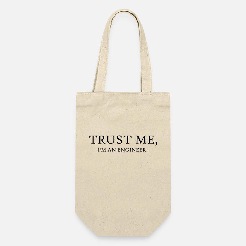 Trust me I'm an Engineer - Geschenkbeutel für Flaschen - Natur
