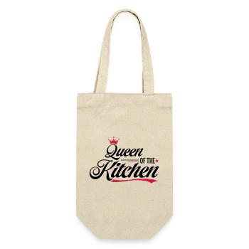 Cadeau pour la meilleure femme chef du monde - Sac à bouteille - nature - Devant