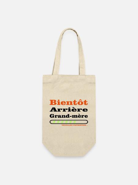 bientot arriere grand mere - Sac à bouteille - nature