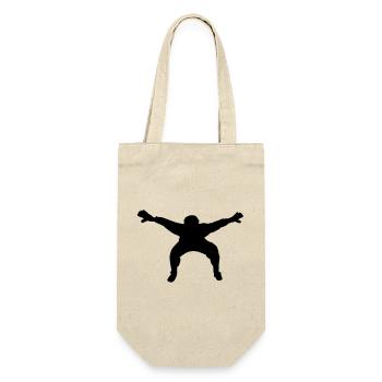 Gardien de football ou de handball avec les mains larges ombragées - Sac à bouteille - nature - Devant