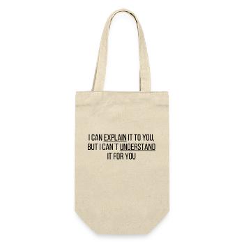 I can explain it to you - Gift Bag for Bottles - nature - Front