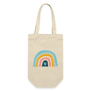 Arc-en-ciel avec cœur - Sac à bouteille - nature - Devant