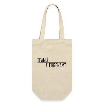 team ehrenamt wenn helfen herzenssache ist - Geschenkbeutel für Flaschen - Natur - Vorne