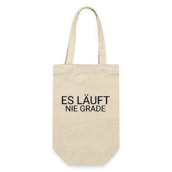 Läuft nicht - Geschenkbeutel für Flaschen - Natur - Vorne