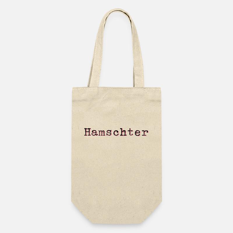 Schweizerdeutsch Hamster - Geschenkbeutel für Flaschen - Natur