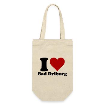 I Love Bad Driburg - Gift Bag for Bottles - nature - Front