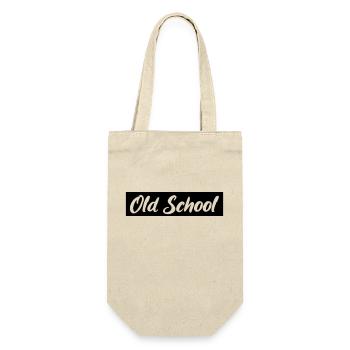 Old School - Gift Bag for Bottles - nature - Front