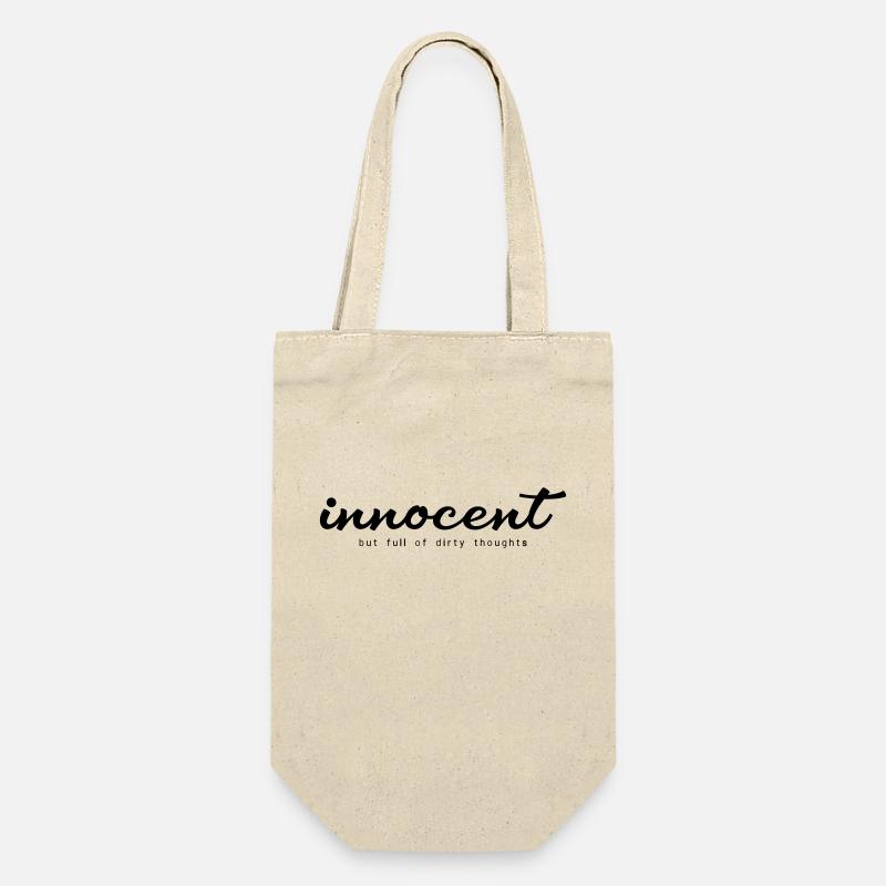 Innocent mais plein de pensées sales - Sac à bouteille - nature