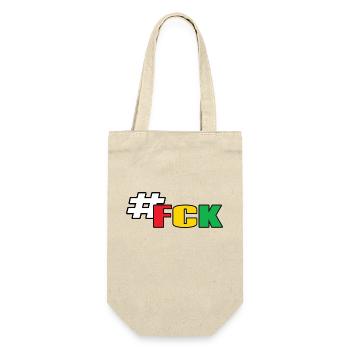 #FCK - Geschenkbeutel für Flaschen - Natur - Vorne