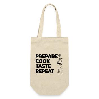 Cooking Motivation - Gift Bag for Bottles - nature - Front