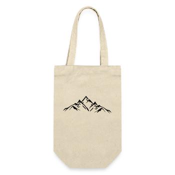 mountains - Geschenkbeutel für Flaschen - Natur - Vorne