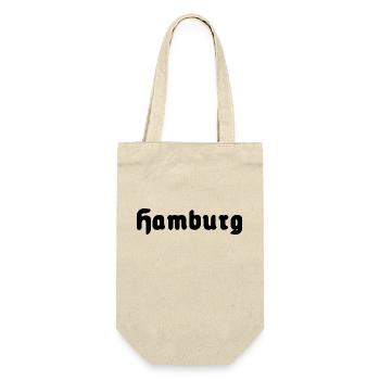 Hamburg - Geschenkbeutel für Flaschen - Natur - Vorne