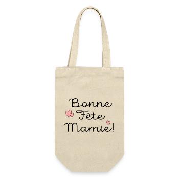 BONNE FÊTE MAMIE MAMAN - Sac à bouteille - nature - Devant