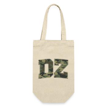 Military Camouflage Letter 3D - Gift Bag for Bottles - nature - Front